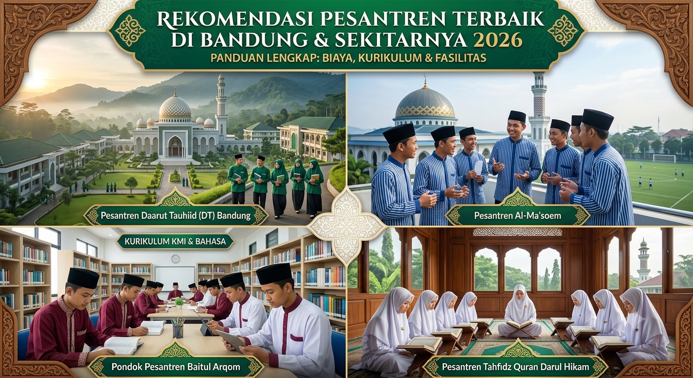 Rekomendasi Pesantren Terbaik di Bandung dan Sekitarnya untuk Tahun 2026