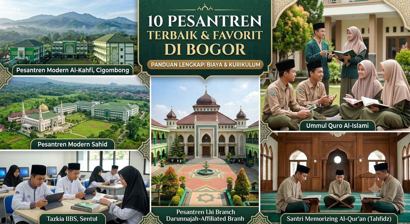 10 Pesantren Terbaik dan Favorit di Bogor (Termasuk Biaya & Kurikulum)